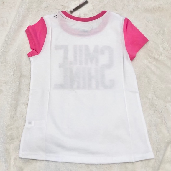 🆕Justice Girl’s SMILE SHINE Ringer Tee - Picture 9 of 9